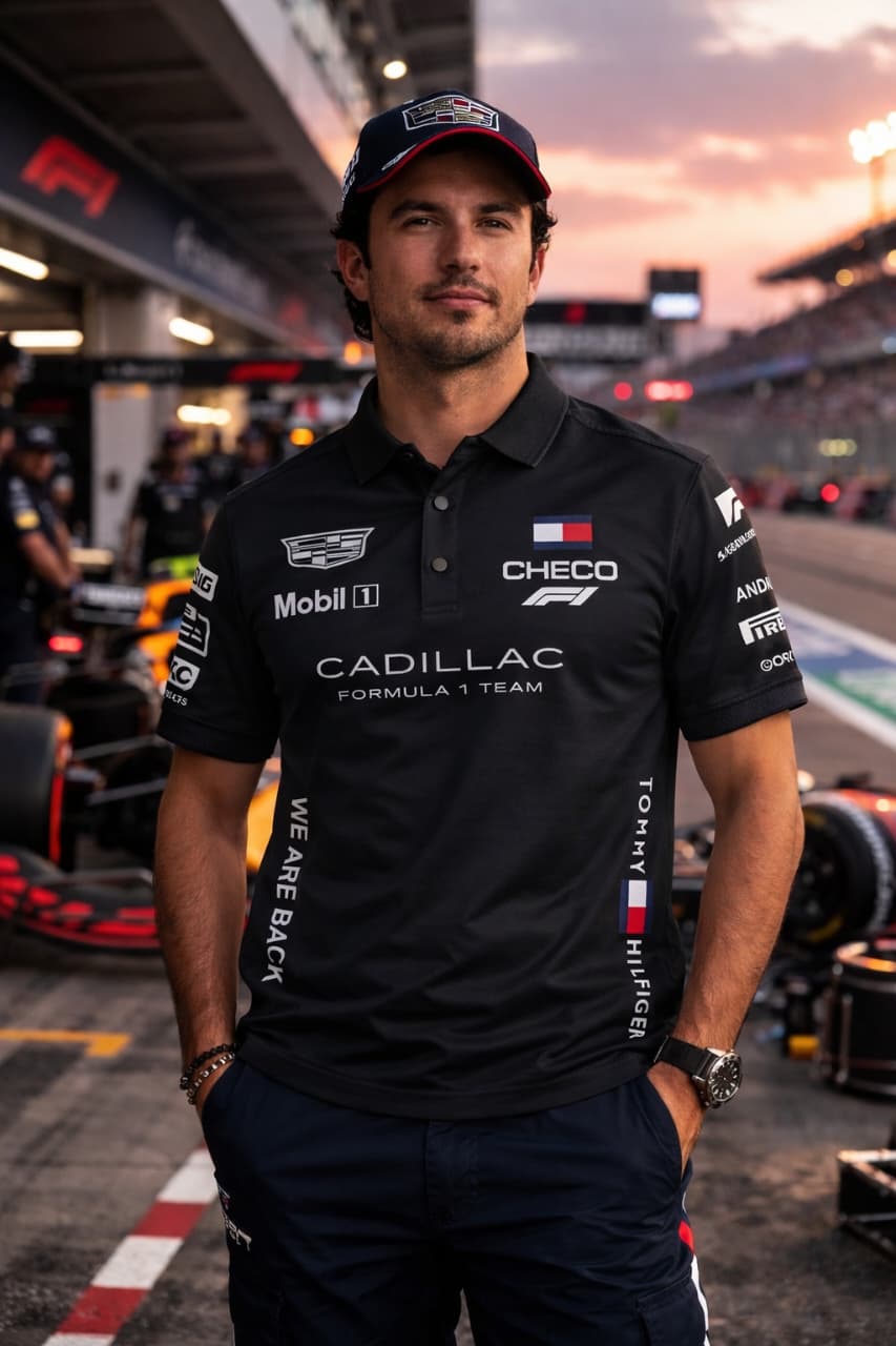 Jersey F1 Cadillac Negra