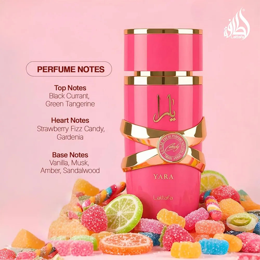 Lattafa Yara Candy Mujer 100ml
