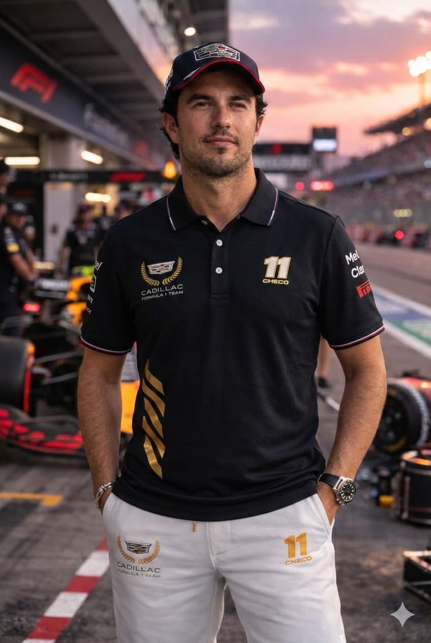 JERSEY F1 CADILLAC NEGRA